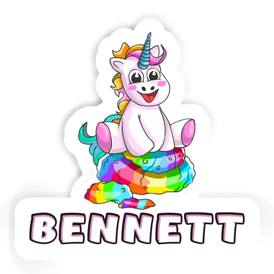 Aufkleber Baby-Einhorn Bennett Gift package Image