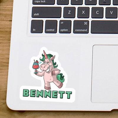 Sticker Bennett Party Unicorn Image