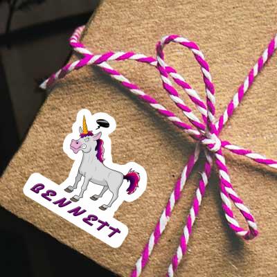 Autocollant Bennett Licorne Gift package Image