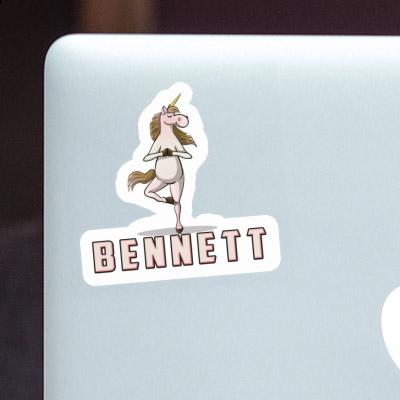 Sticker Yoga-Einhorn Bennett Image