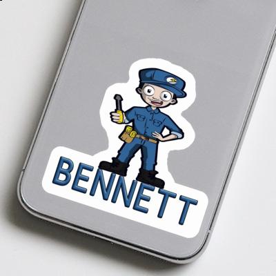 Electrician Sticker Bennett Image