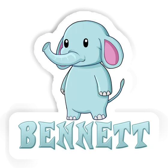 Bennett Autocollant Éléphant Image