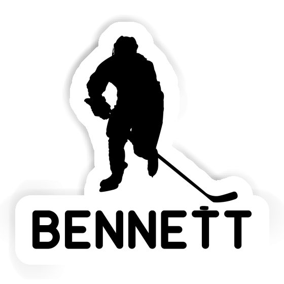 Sticker Eishockeyspieler Bennett Laptop Image