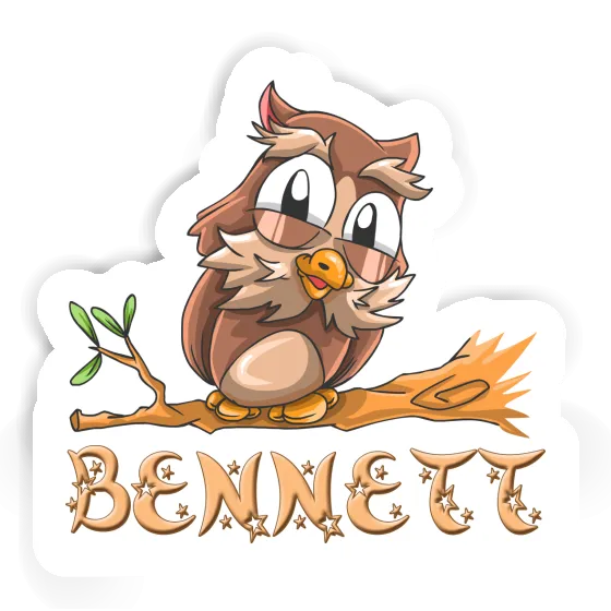 Bennett Sticker Owl Notebook Image