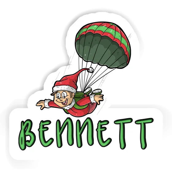 Sticker Skydiver Bennett Laptop Image