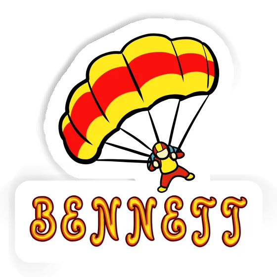 Sticker Bennett Parachute Notebook Image