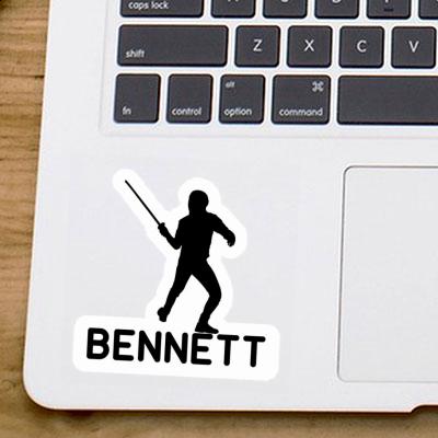 Bennett Autocollant Escrimeur Image