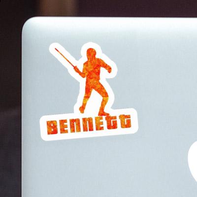 Fencer Sticker Bennett Image