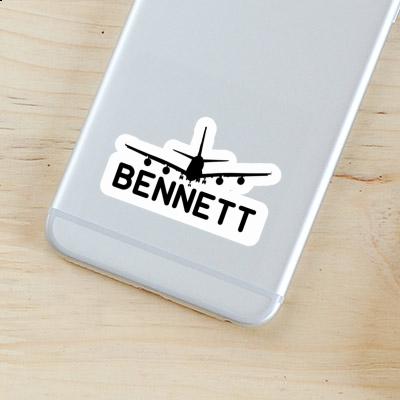 Bennett Sticker Airplane Notebook Image