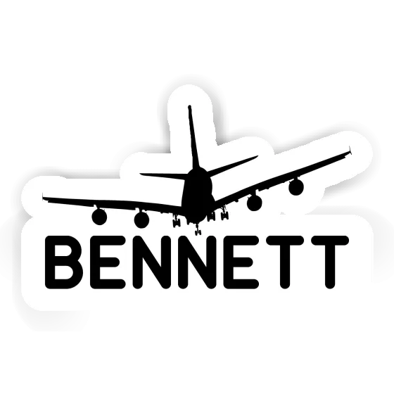 Flugzeug Sticker Bennett Notebook Image