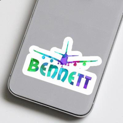 Bennett Sticker Flugzeug Image