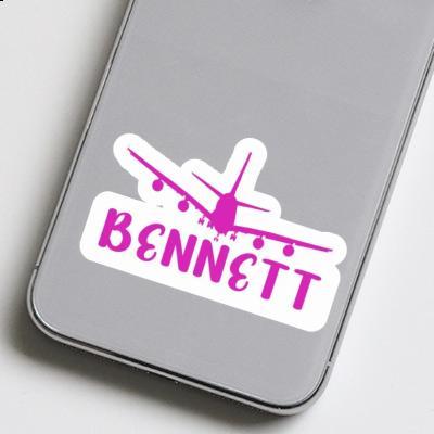 Sticker Flugzeug Bennett Laptop Image