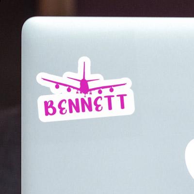 Bennett Sticker Airplane Laptop Image