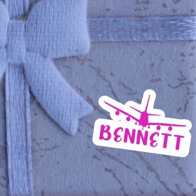 Bennett Sticker Airplane Notebook Image