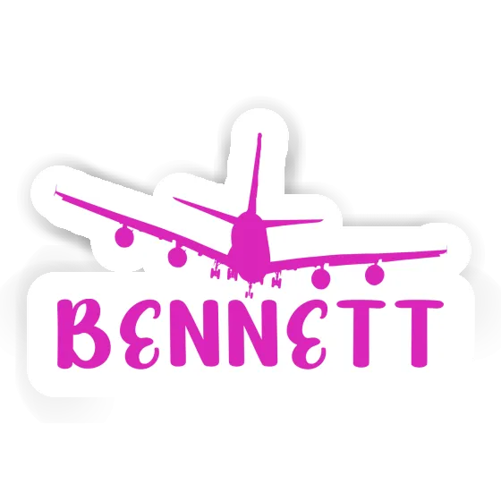 Sticker Flugzeug Bennett Image