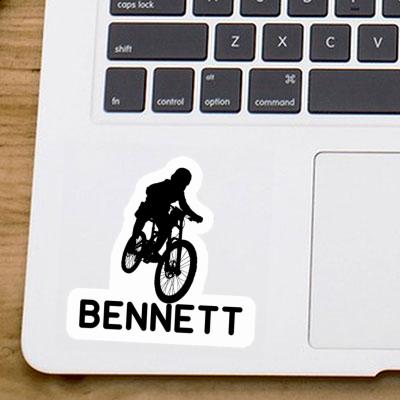 Freeride Biker Sticker Bennett Laptop Image