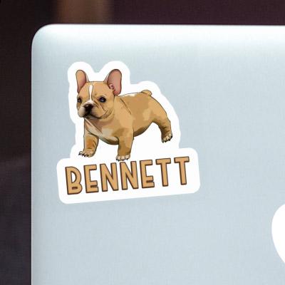 Frenchie Sticker Bennett Laptop Image