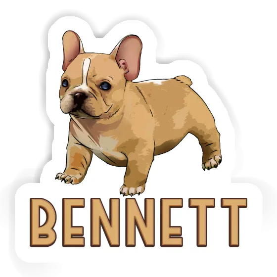 Frenchie Sticker Bennett Notebook Image