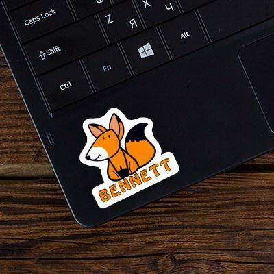 Sticker Bennett Fox Notebook Image