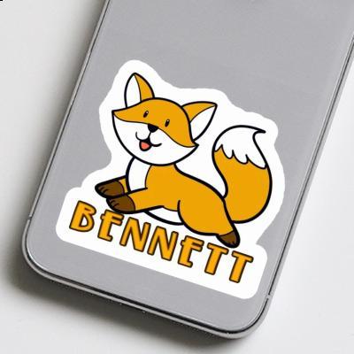 Sticker Fox Bennett Laptop Image