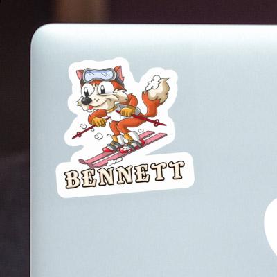 Autocollant Bennett Skieur Laptop Image