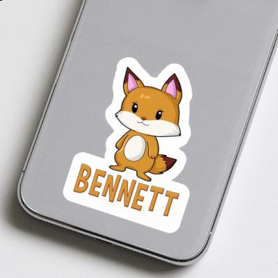 Bennett Sticker Fox Notebook Image