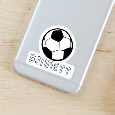 Sticker Bennett Football Laptop Image