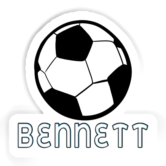 Sticker Bennett Football Notebook Image