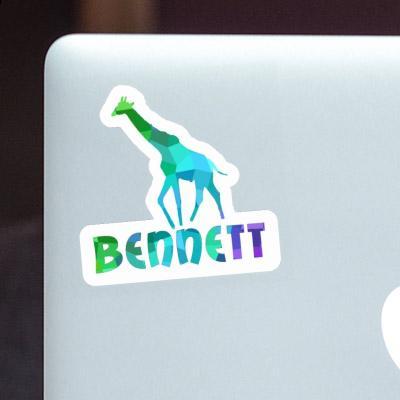 Sticker Giraffe Bennett Laptop Image