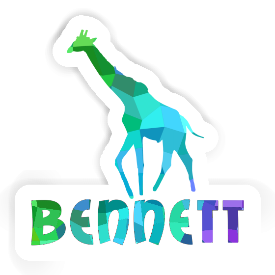 Sticker Giraffe Bennett Notebook Image