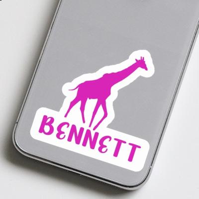 Autocollant Bennett Girafe Notebook Image