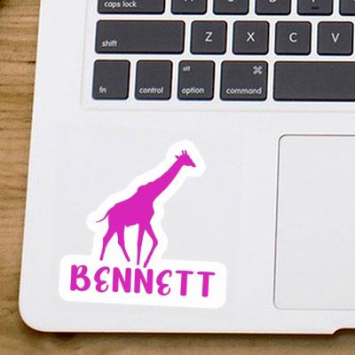 Autocollant Bennett Girafe Laptop Image