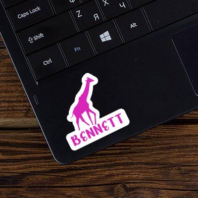 Sticker Giraffe Bennett Laptop Image