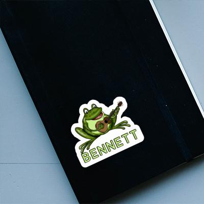 Guitar Frog Sticker Bennett Gift package Image