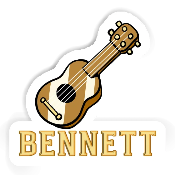 Sticker Bennett Guitar Notebook Image