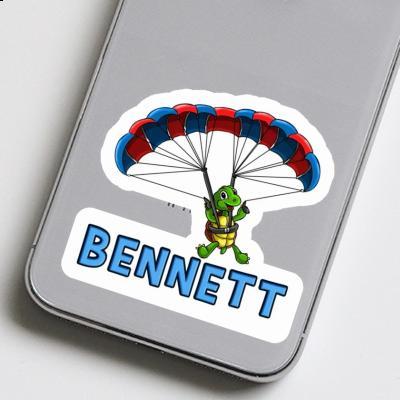 Paraglider Sticker Bennett Notebook Image