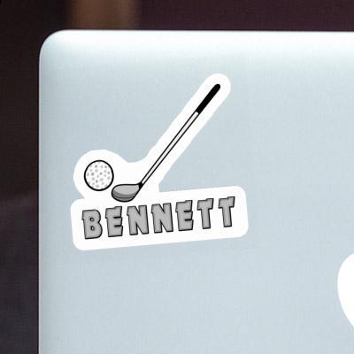 Bennett Sticker Golf Club Laptop Image