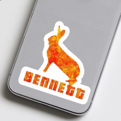 Bennett Aufkleber Hase Image