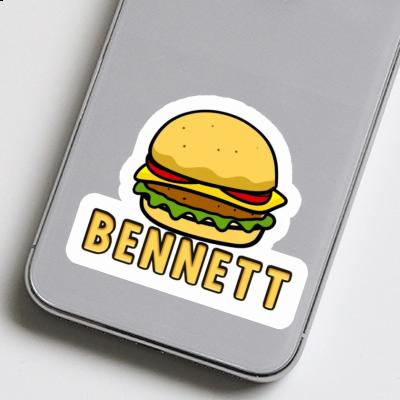 Sticker Bennett Hamburger Notebook Image