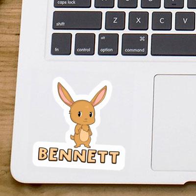 Autocollant Bennett Lapin de Pâques Laptop Image