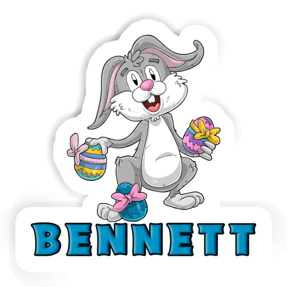 Easter Bunny Sticker Bennett Notebook Image