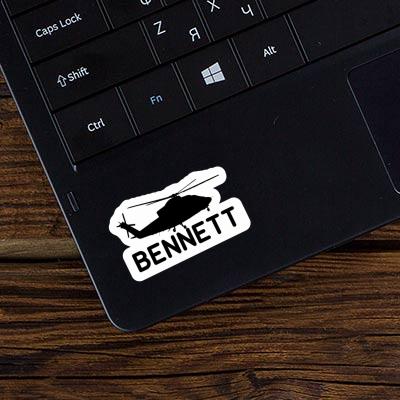 Aufkleber Hubschrauber Bennett Laptop Image