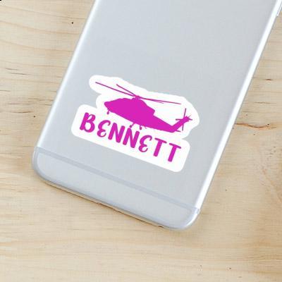 Bennett Sticker Hubschrauber Laptop Image