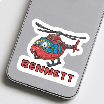 Sticker Bennett Helicopter Notebook Image