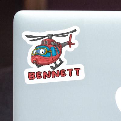 Sticker Bennett Helicopter Notebook Image