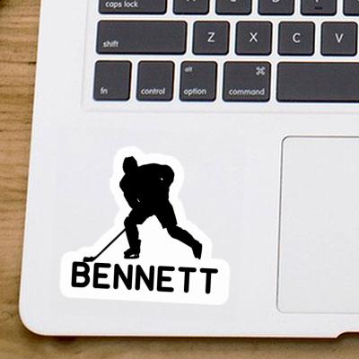 Eishockeyspieler Aufkleber Bennett Laptop Image