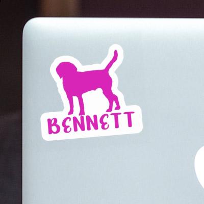 Dog Sticker Bennett Laptop Image