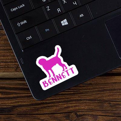 Autocollant Chien Bennett Laptop Image