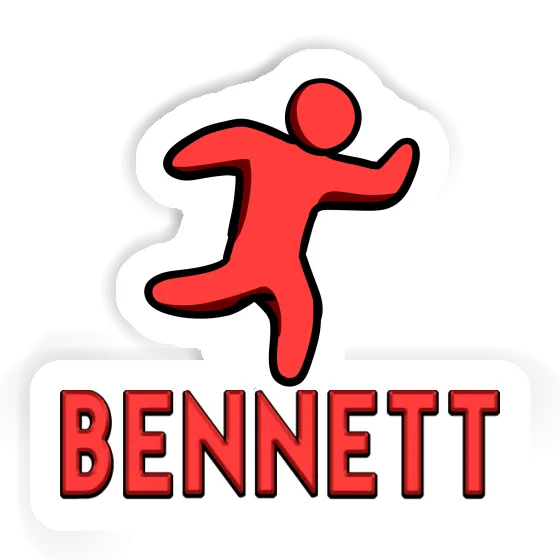 Bennett Autocollant Coureur Laptop Image