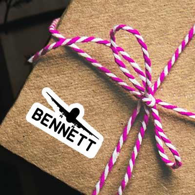 Bennett Sticker Airplane Gift package Image